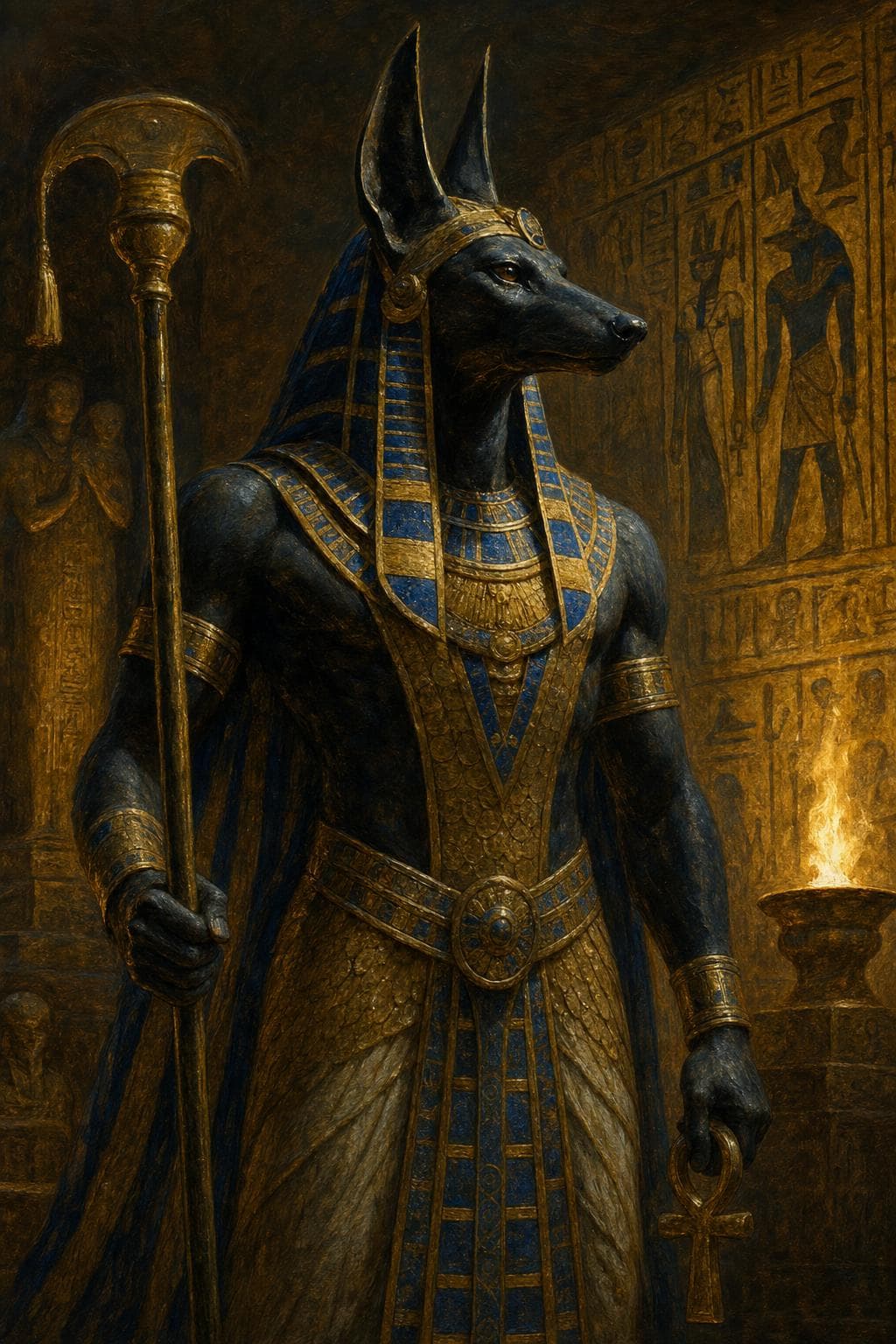 Mythological portrait — Anubis