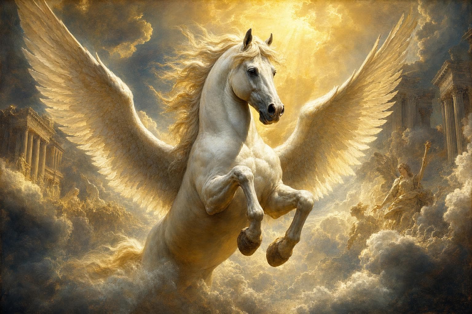 Mythological portrait — Pegasus