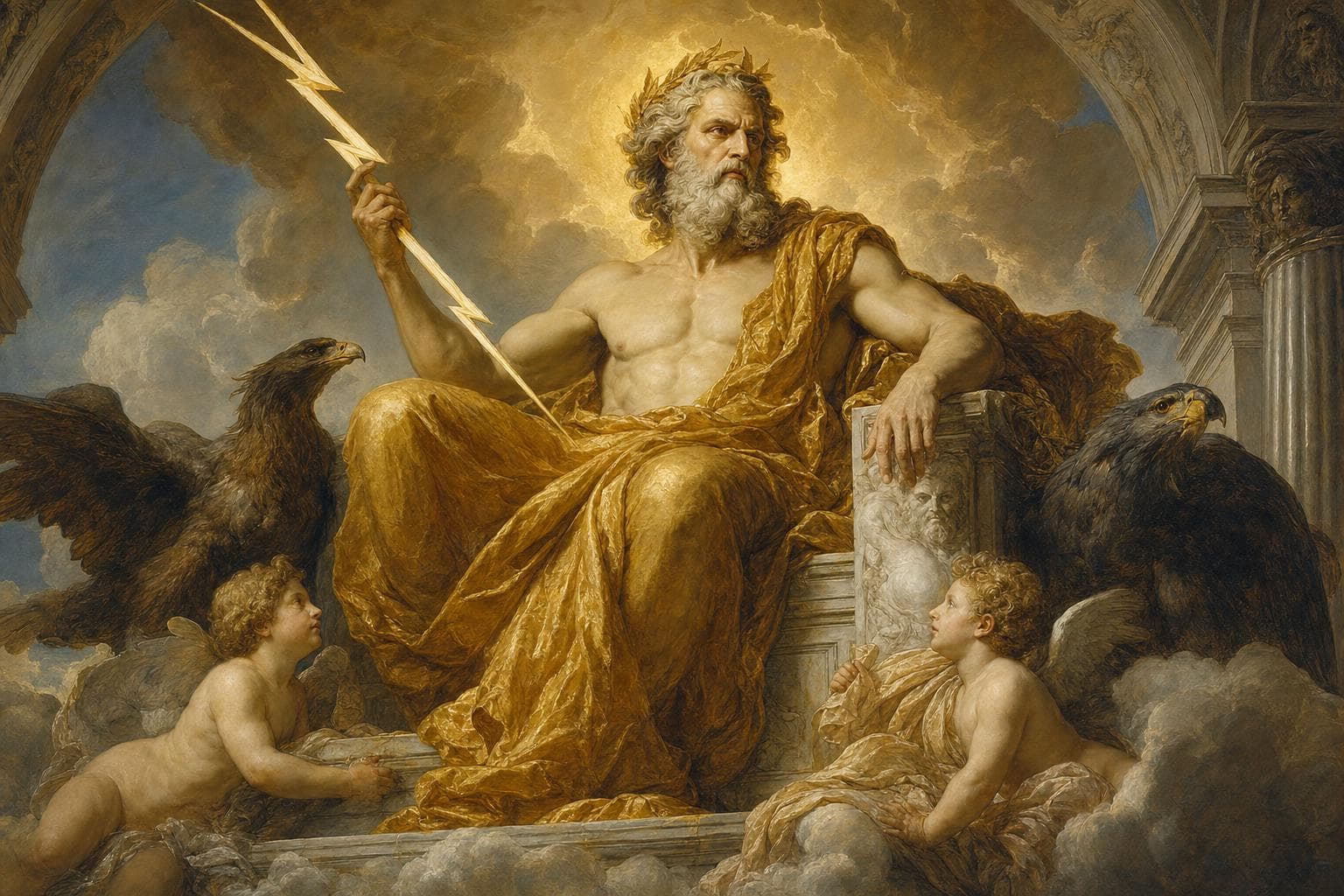 Mythological portrait — Olympus